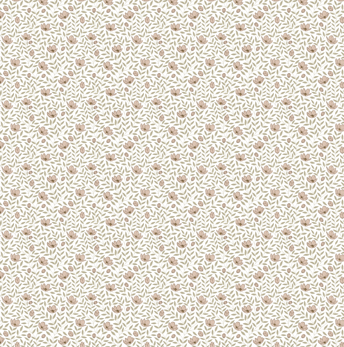 Eliana Wallpaper by Kourtni Gunn - Sample 1 foot by 1 foot / Green and Beige - Loomwell Home Goods