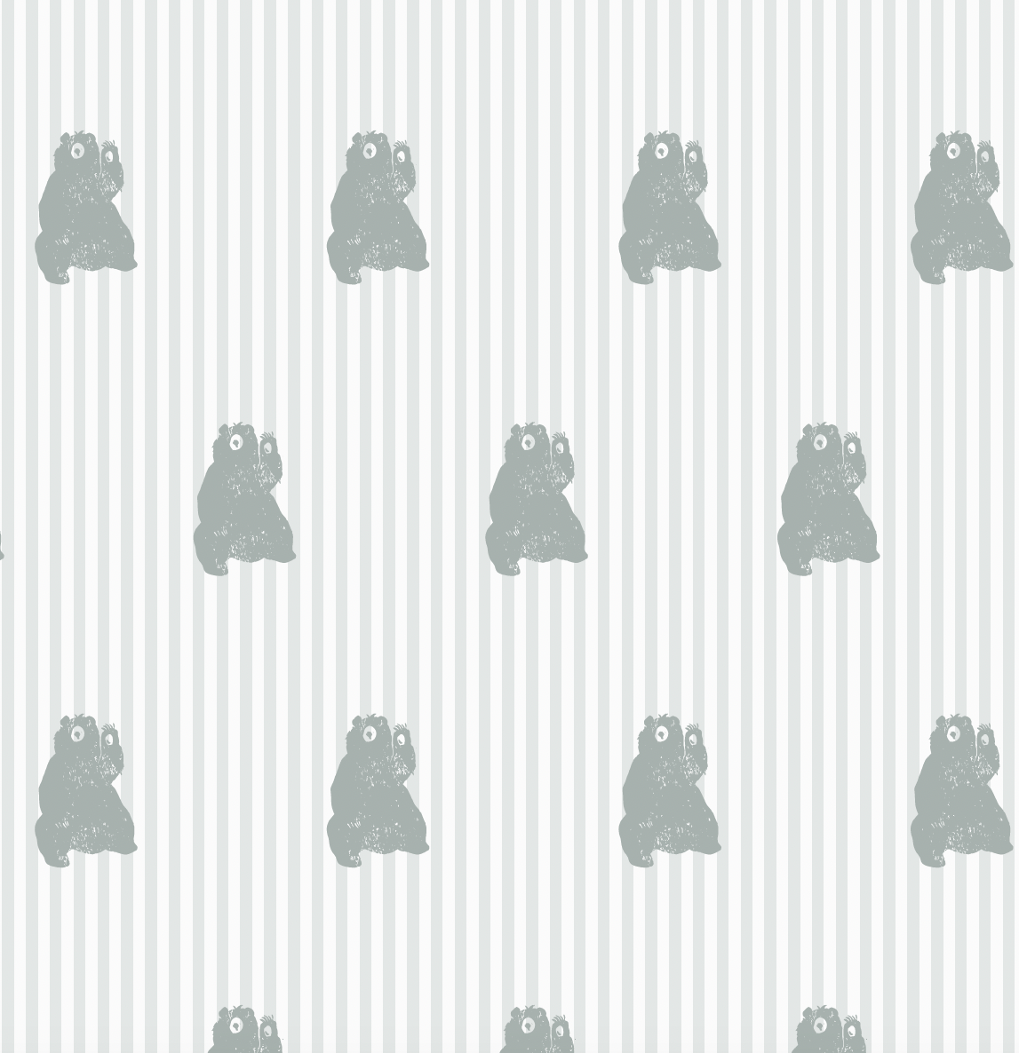 Theodore Wallpaper by Aubrey Fairchild - Sample 1 foot by 1 foot / Slate Blue - Loomwell Home Goods