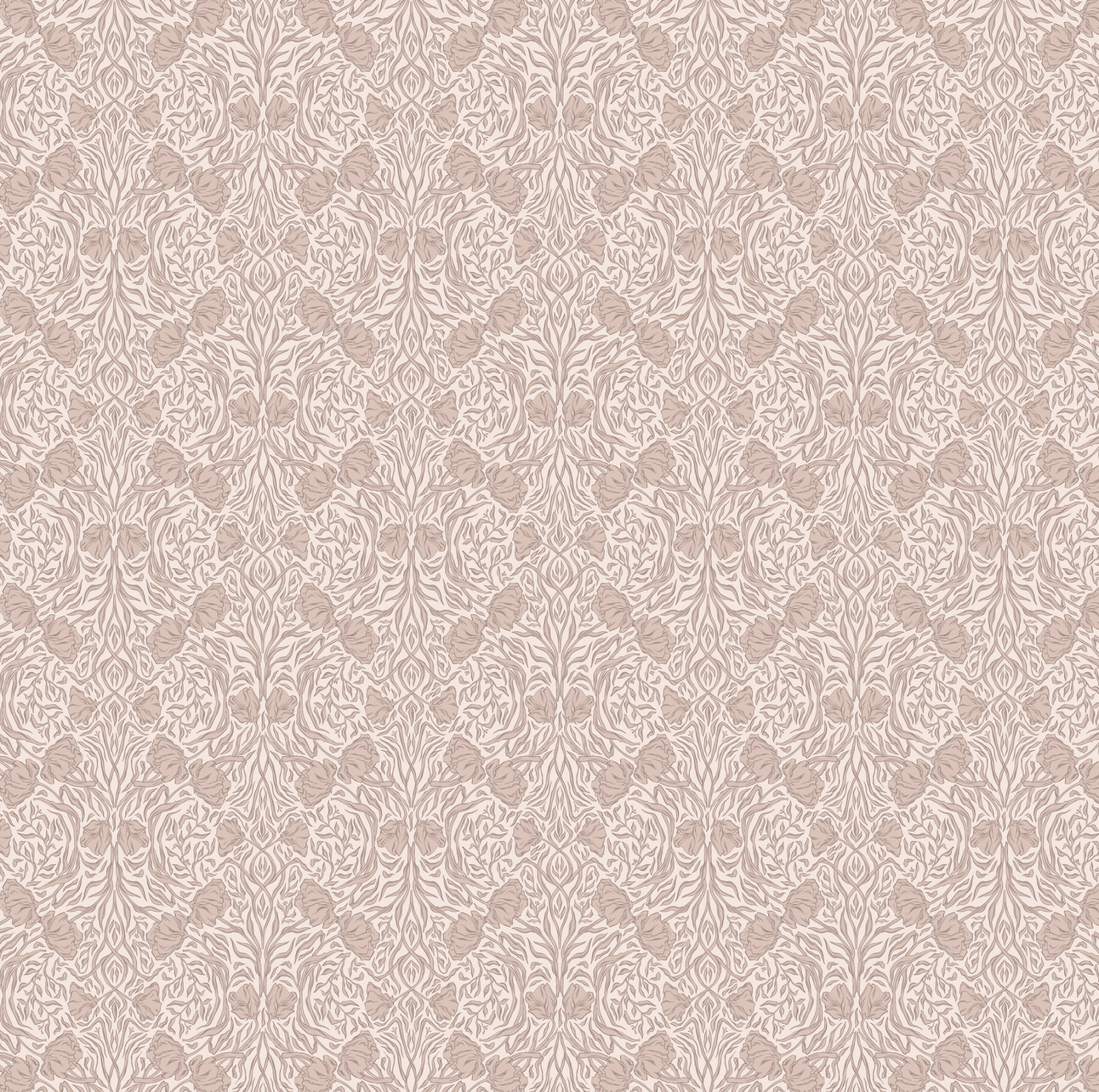 Amberly Wallpaper by Aubrey Fairchild - Sample 1 foot by 1 foot / Blush - Loomwell Home Goods