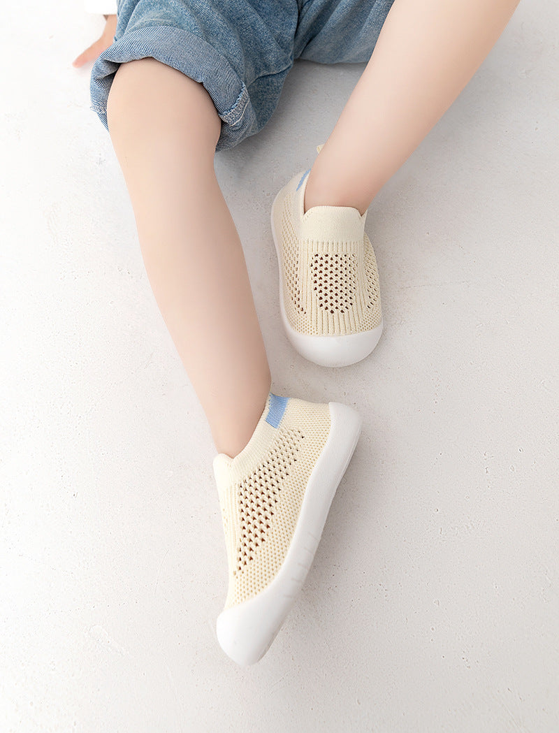 Baby First Walkers - Yellow - Grookz Shoes