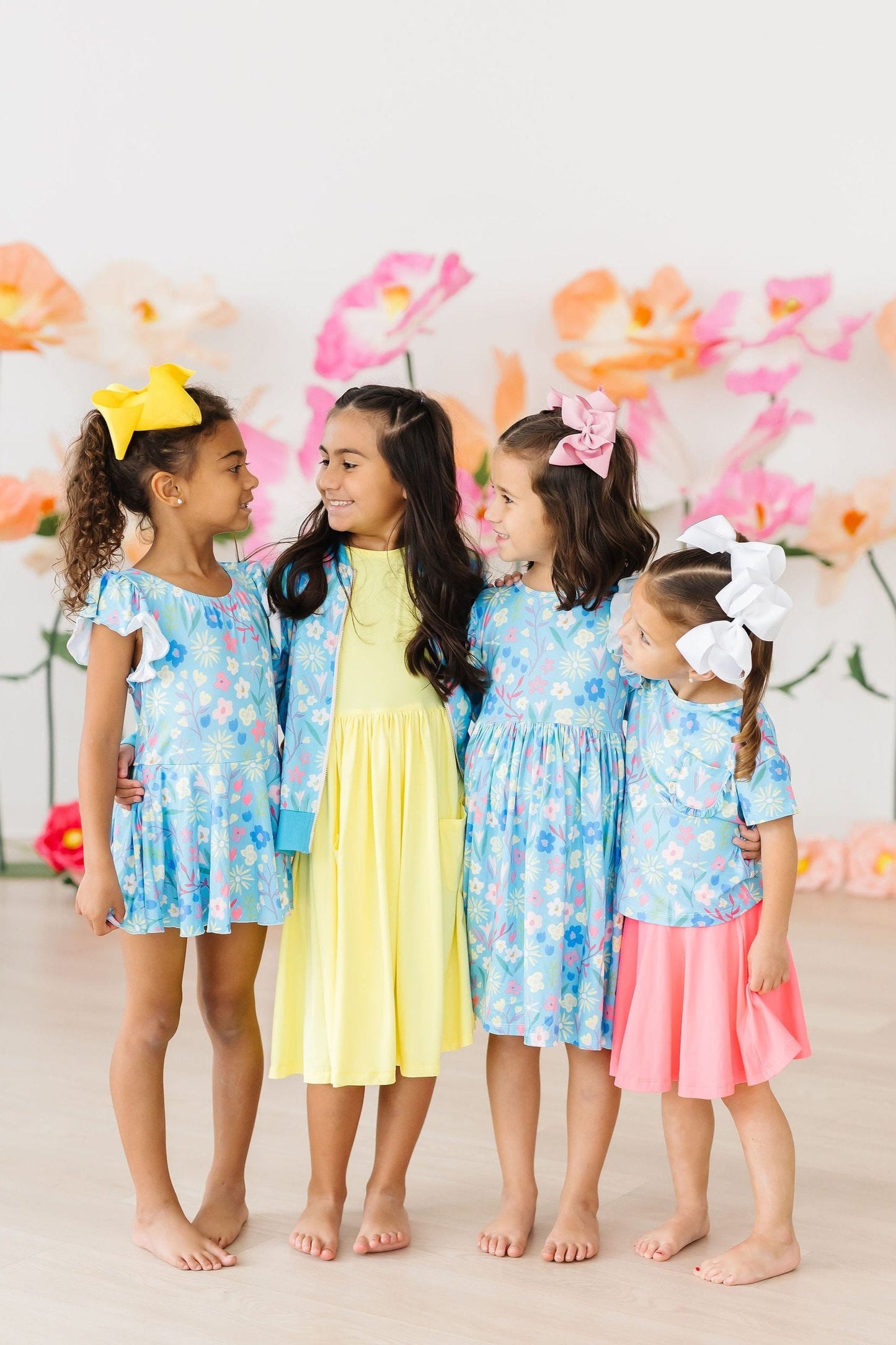 Springtime Splendor Floral Twirl Dress - Mila & Rose ®
