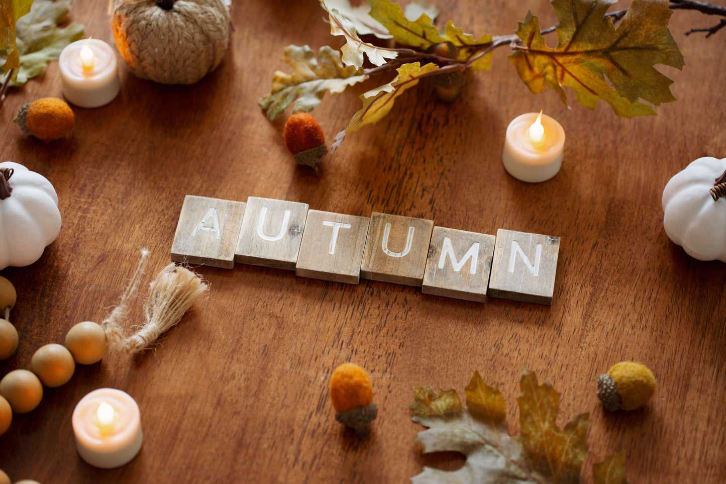 Natural Tiles Letters for Ledgie Letterboard - 70 pcs with bag - Adams & Co.