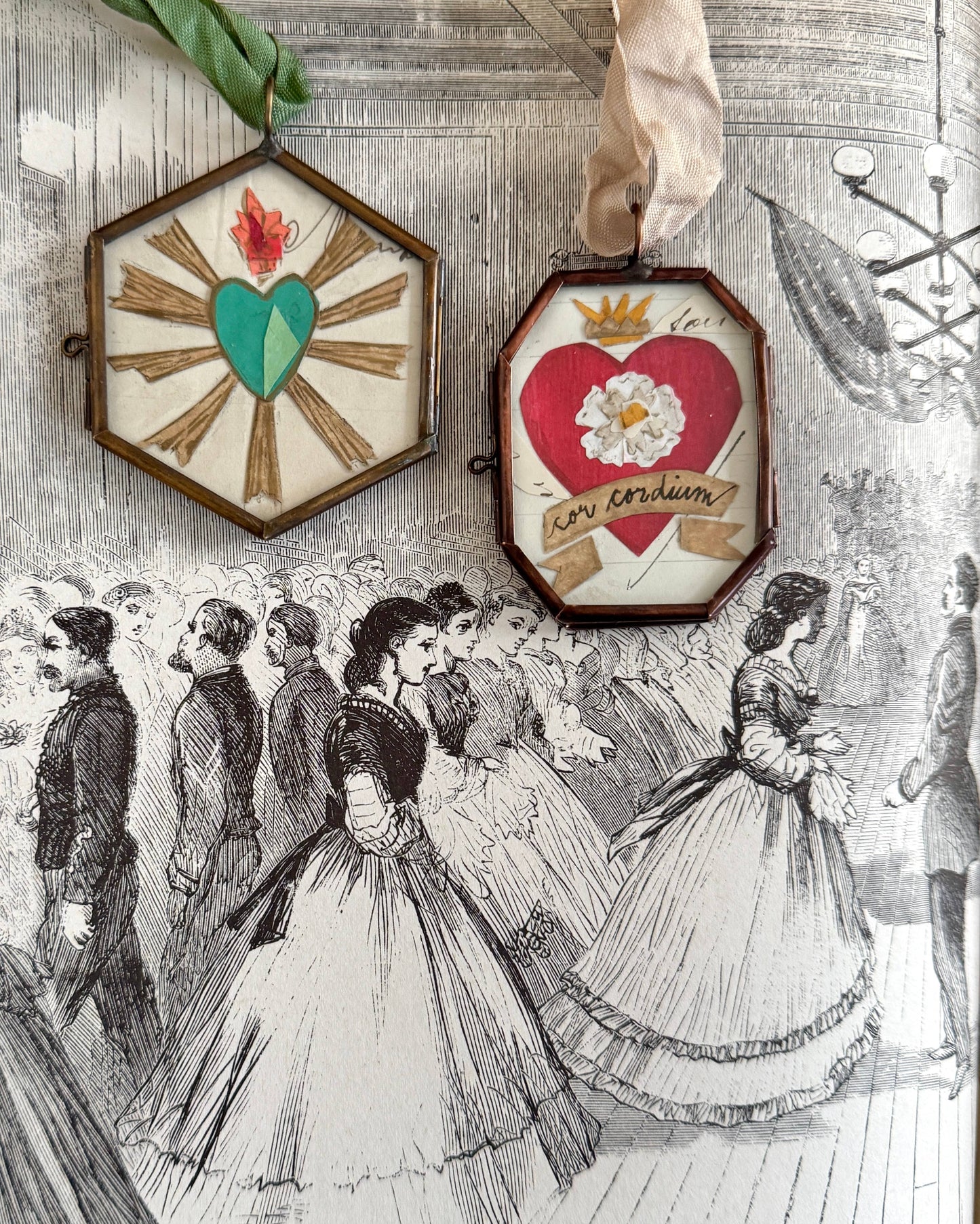 Cor Cordium - Small Locket Art Miniature