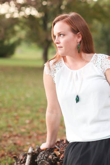 Green Jewel Beetle Necklace