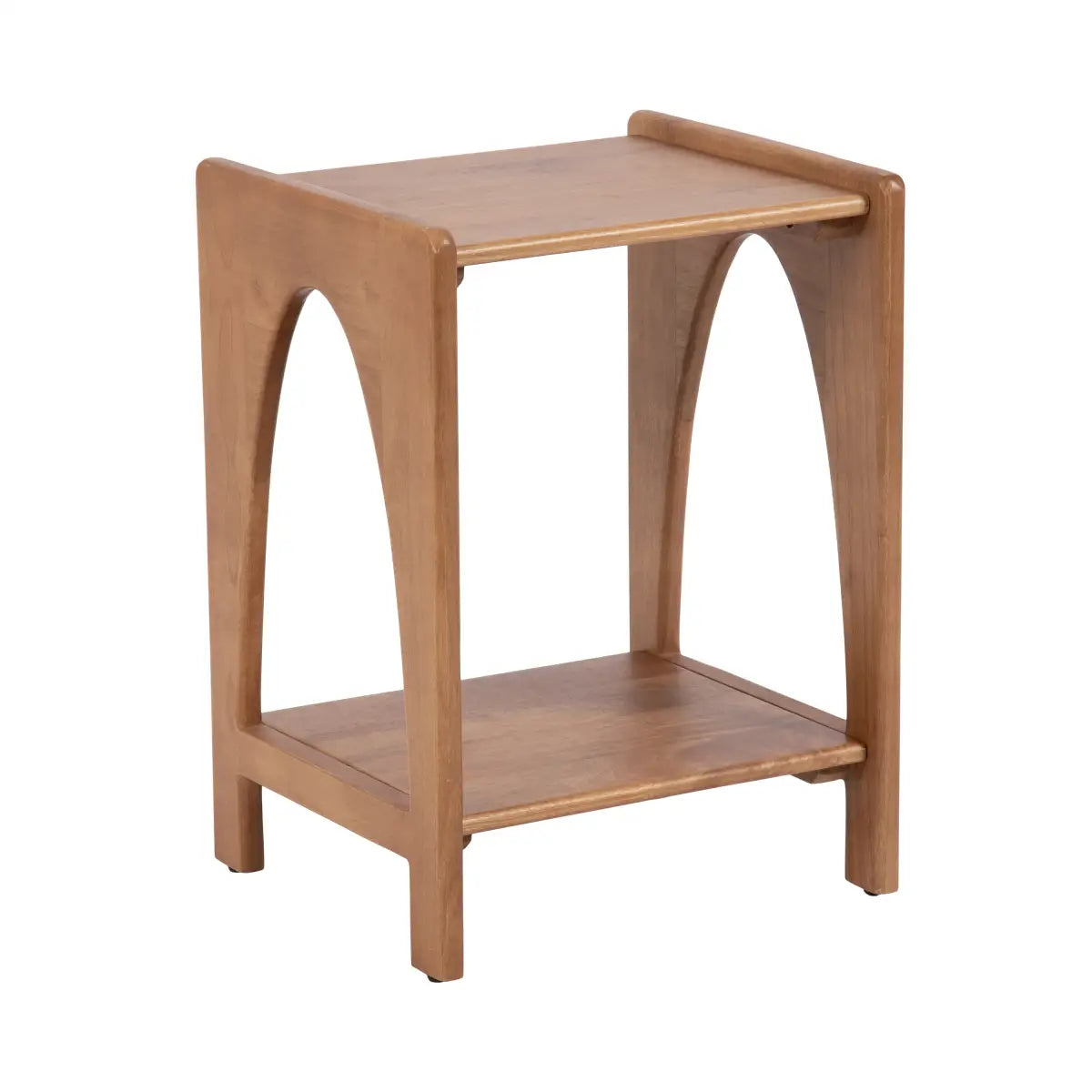 Aarstad Modern Arch Side Table - Natural - kateandlaurel