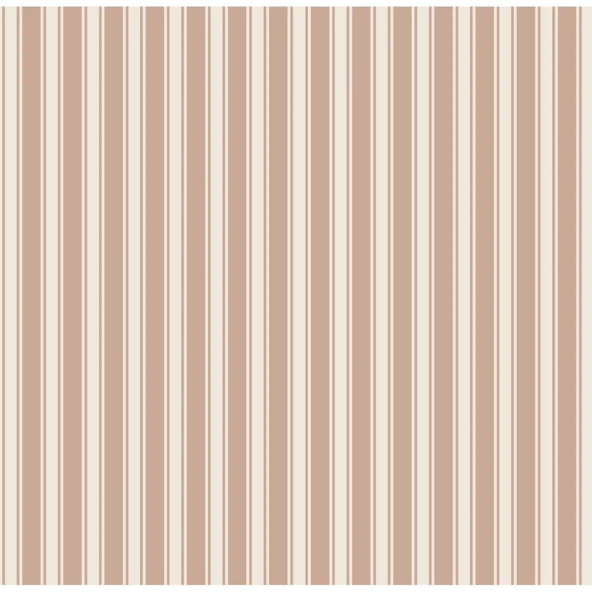 Abilene Wallpaper - Pink Ticking Stripe - by LeeArt - Loomwell Home Goods