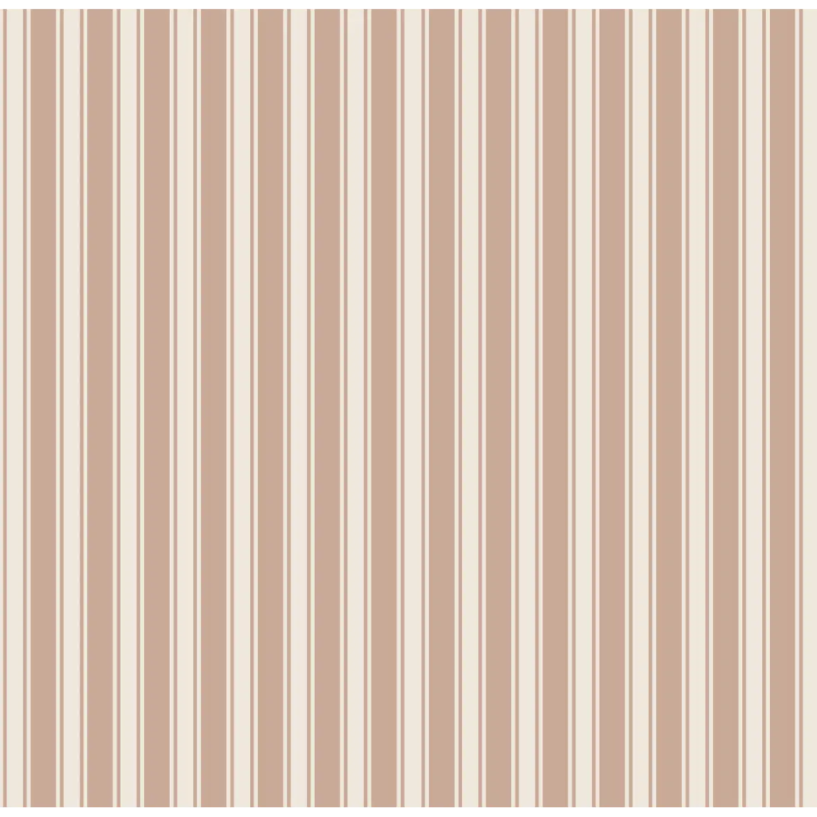Abilene Wallpaper - Pink Ticking Stripe - by LeeArt - Loomwell Home Goods