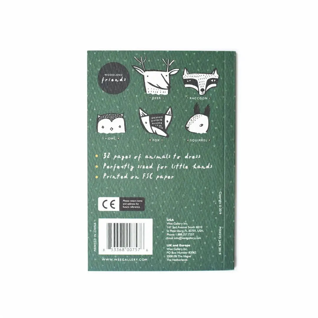Activity Book - 32 Ways to Dress Woodland Animals - Wee Gallery