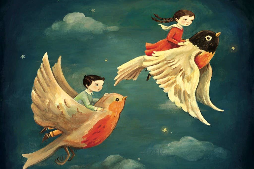 Robin Dreamers by Emily Winfield Martin - 20 Piece Mini Puzzle - New York Puzzle Company