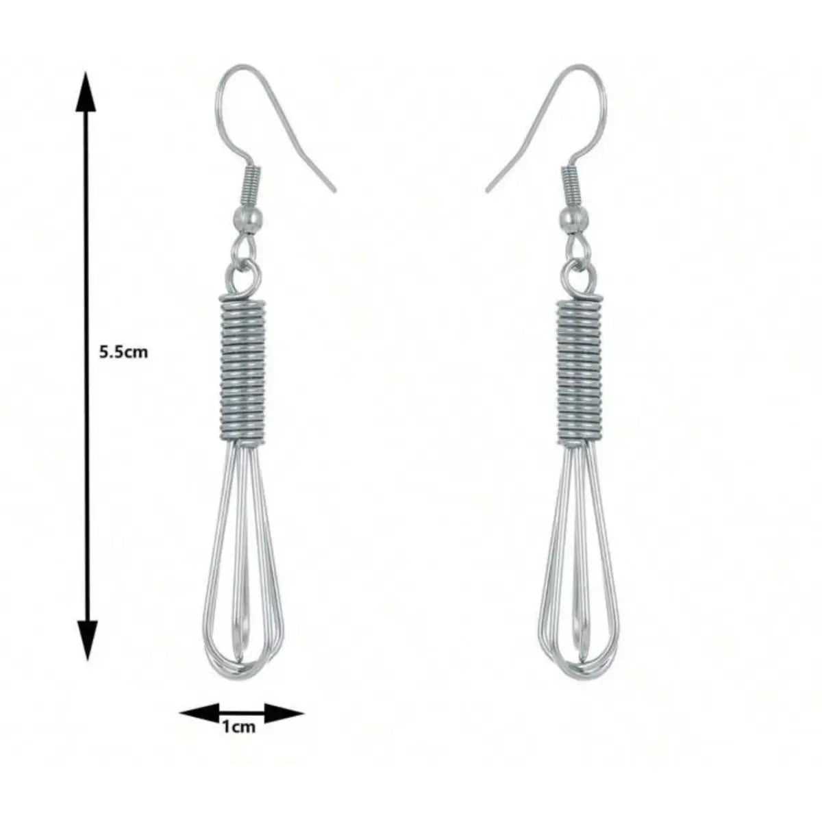 Baking Whisk Earrings - Rooted Home Goods