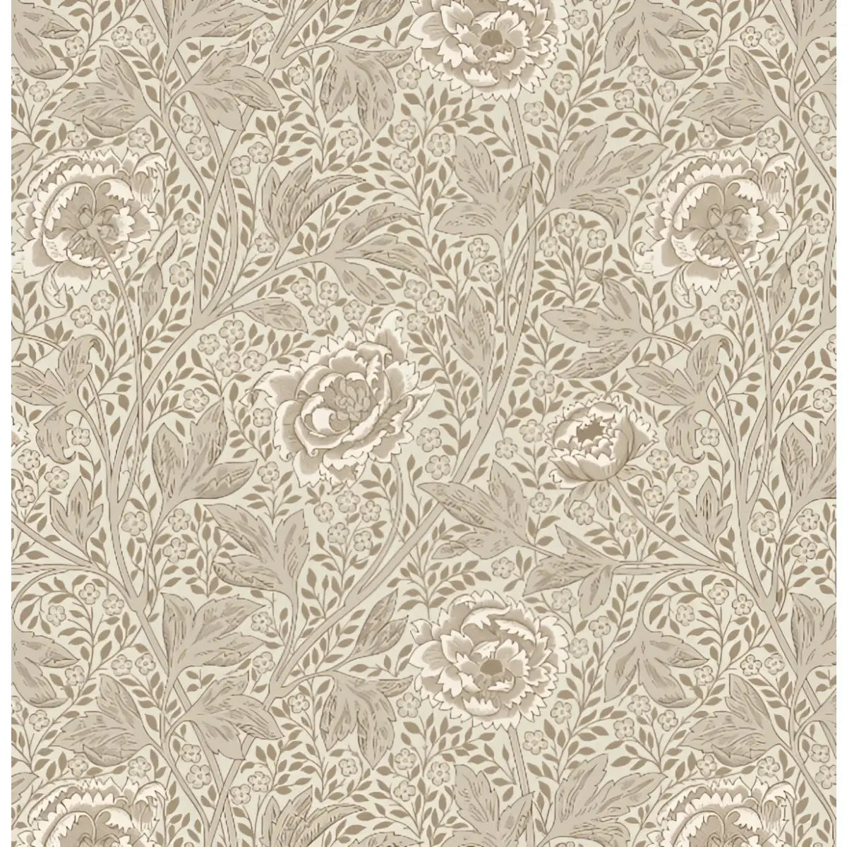 Agnes Wallpaper - Bold Floral - by Bear Bell - Sample 1 foot by 1 foot / Light - Loomwell Home Goods