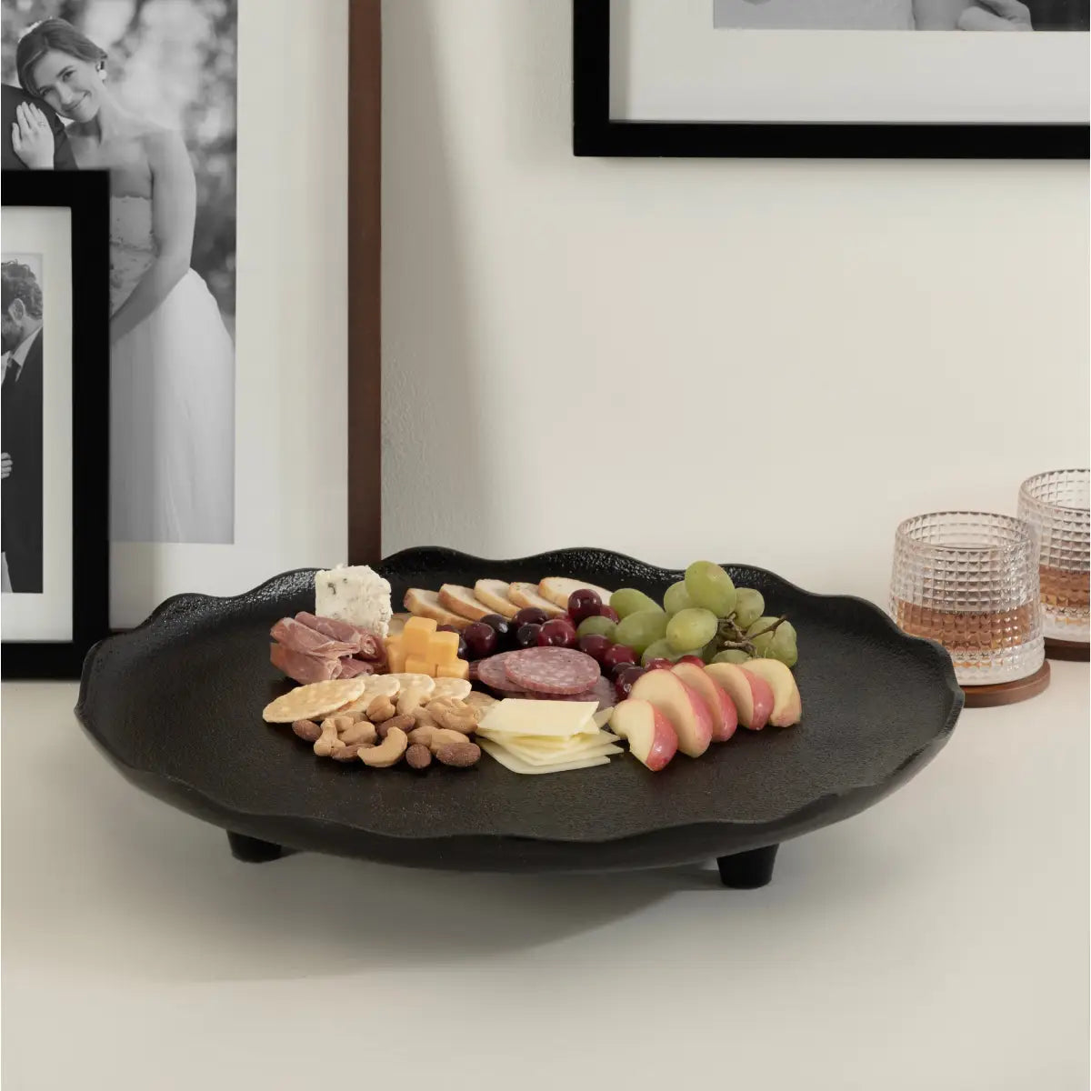 Alessia Decorative Metal Tray - kateandlaurel