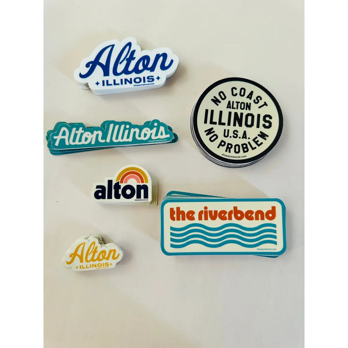 Alton Illinois Sticker - Acme Local