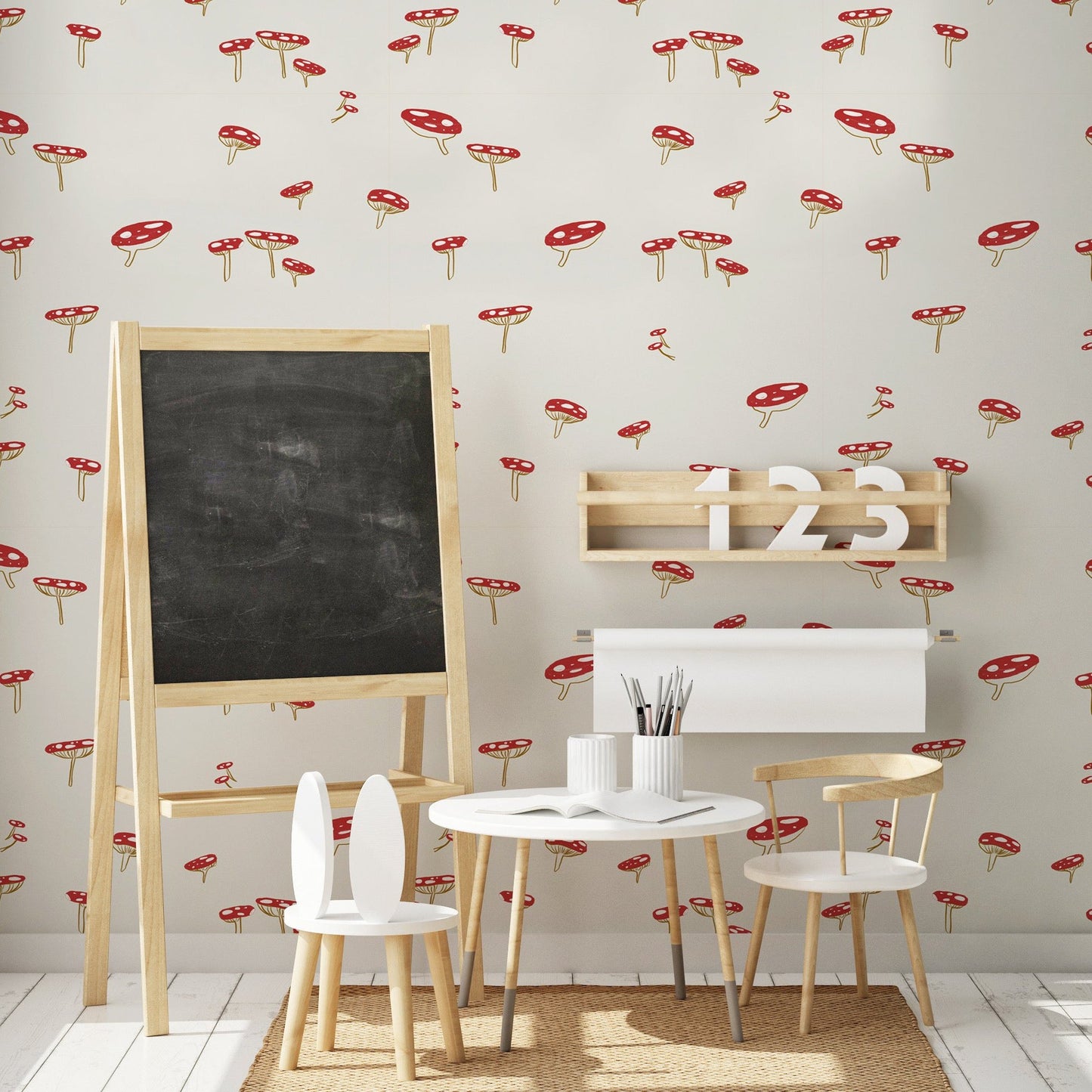 Amanita Wallpaper by Shop Pudge - Loomwell Home Goods