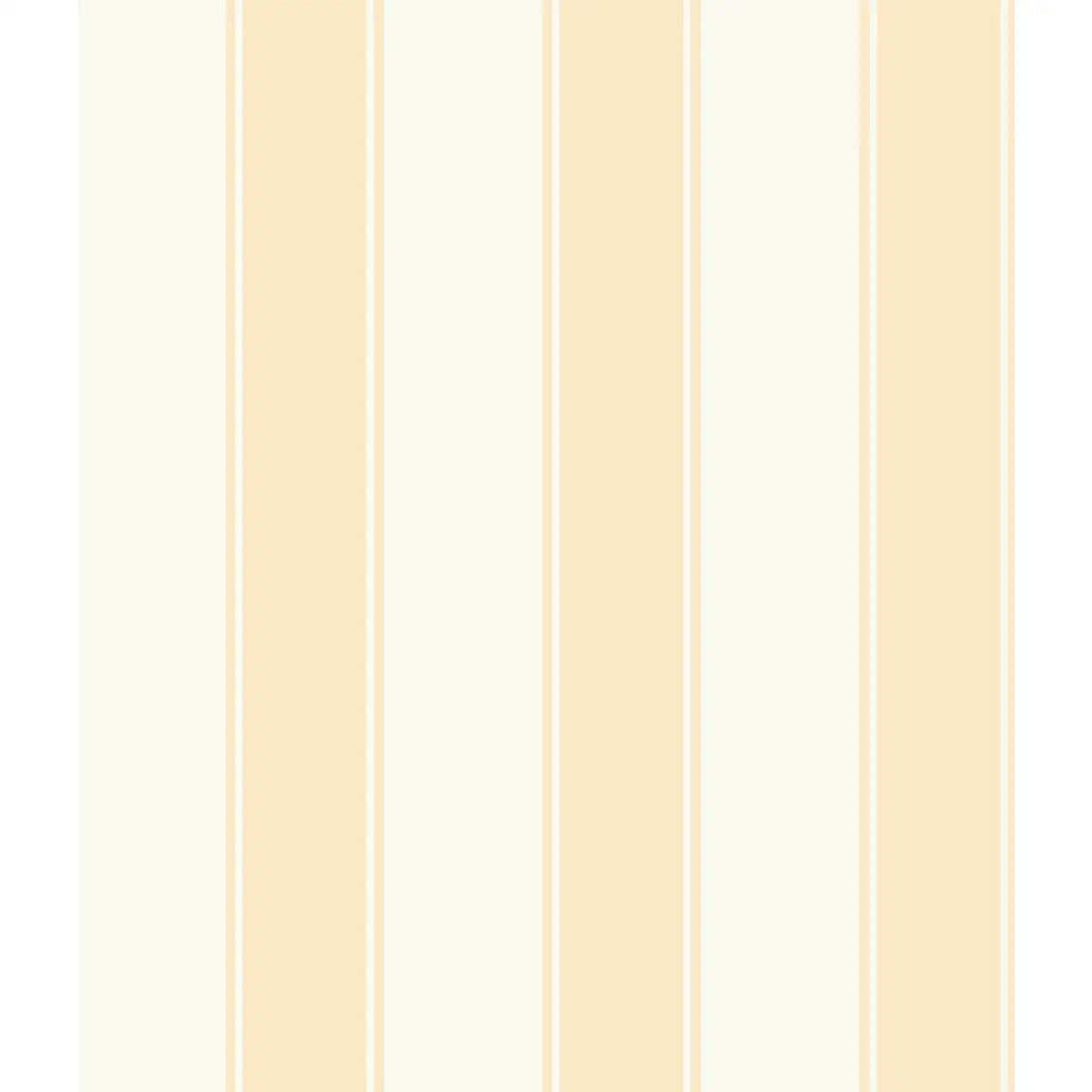 Andy Wallpaper - Bold Ticking Stripe - by Hufton Studio - Sample 1 foot by 1 foot / Yellow - Loomwell Home Goods