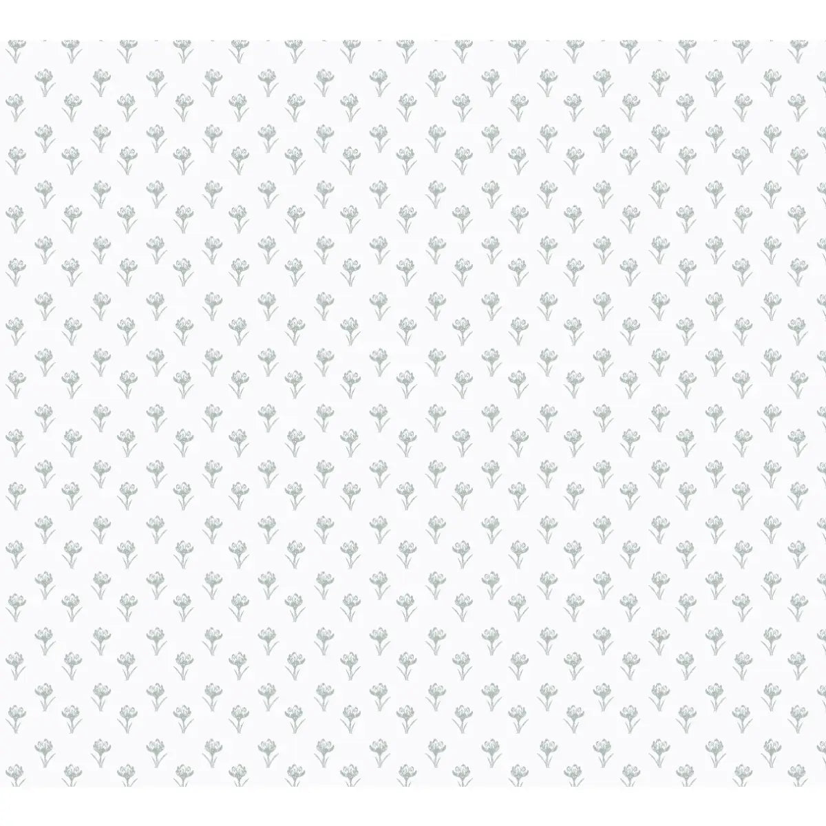 Anita Wallpaper - Tiny Flower Dots - by Studio Stephie - Sample 1 foot by 1 foot / Sage - Loomwell Home Goods