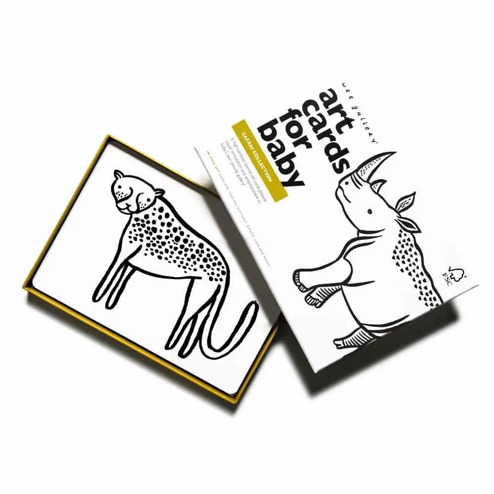 Art Cards for Baby - Safari Collection - Wee Gallery