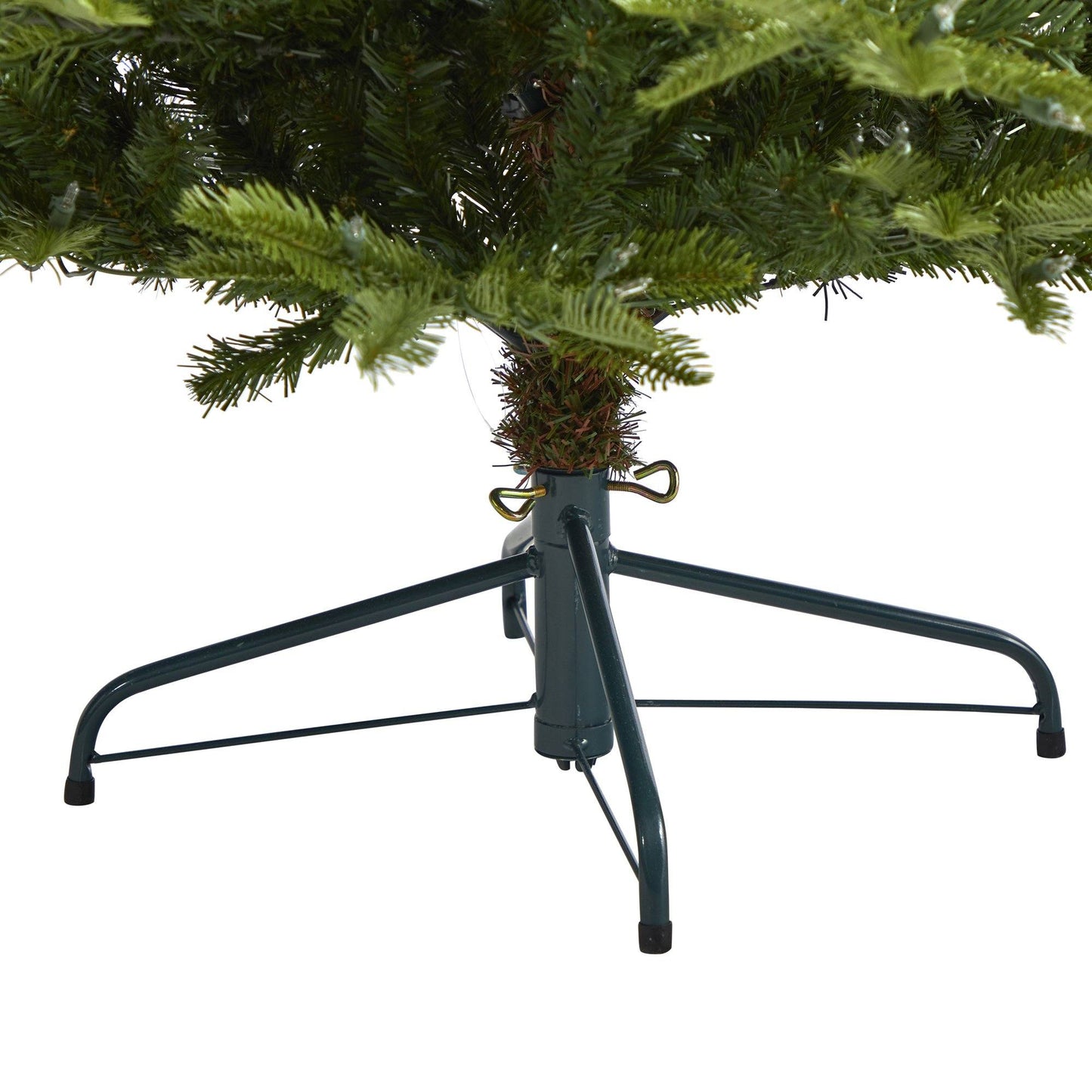 6’ Layered Washington Spruce Artificial Christmas Tree with 350 Clear Lights and 705 Branches - Green - Nearly Natural