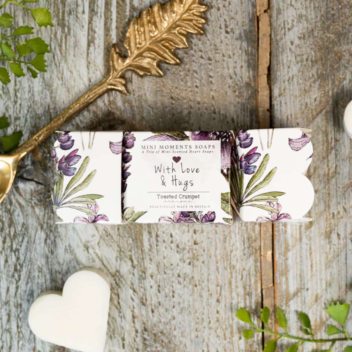 Luxury Mini Soaps in Mulberry Gift Box