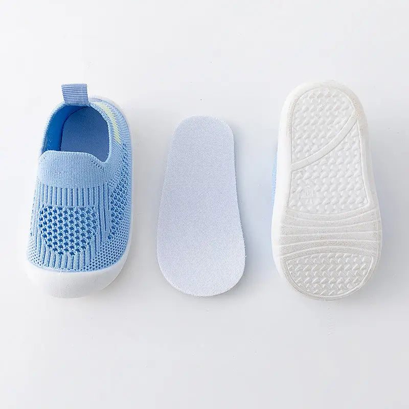 Baby First Walkers - Blue - Grookz Shoes