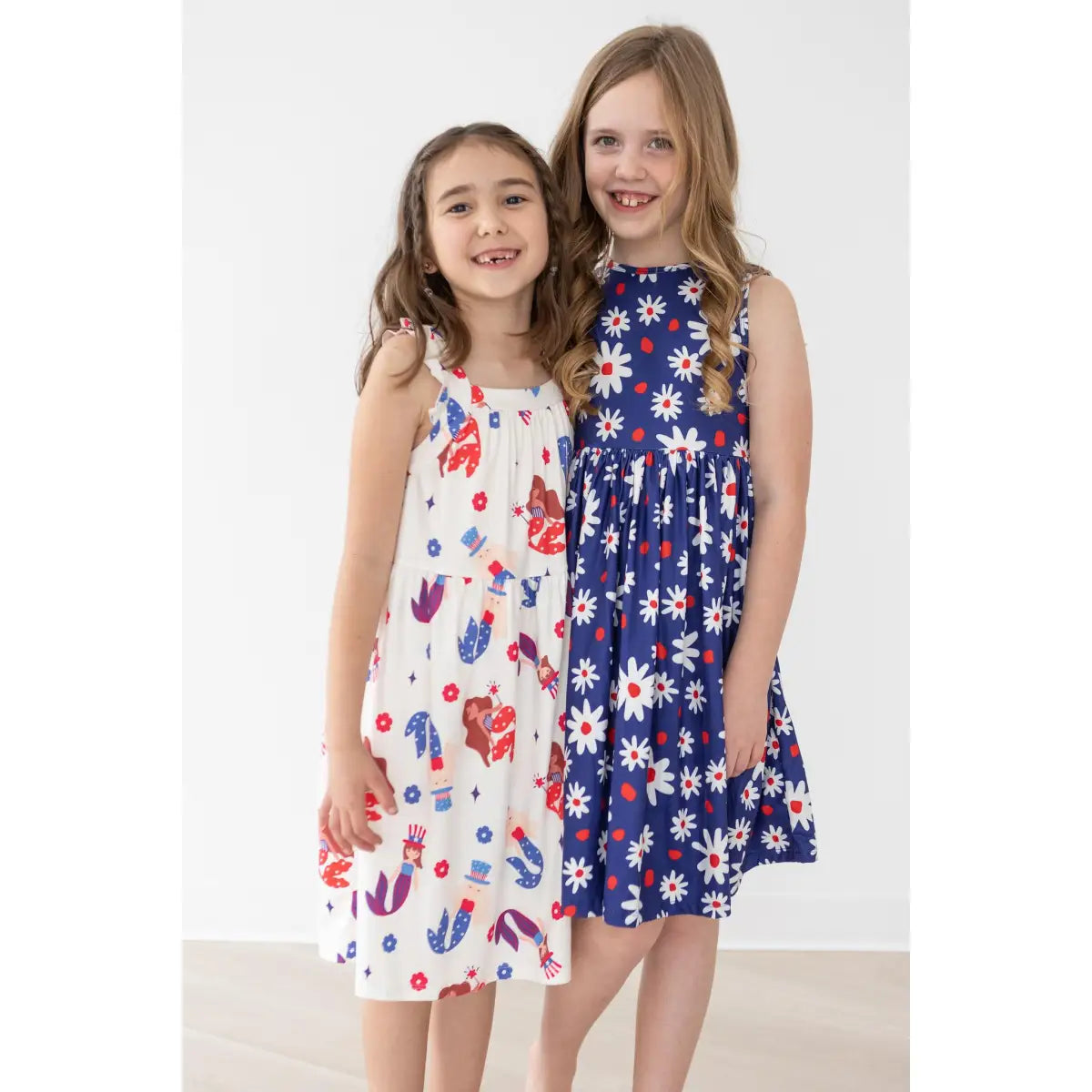 Tank Twirl Dress - Baby You’re a Firework - Patriotic Floral - Mila & Rose ®