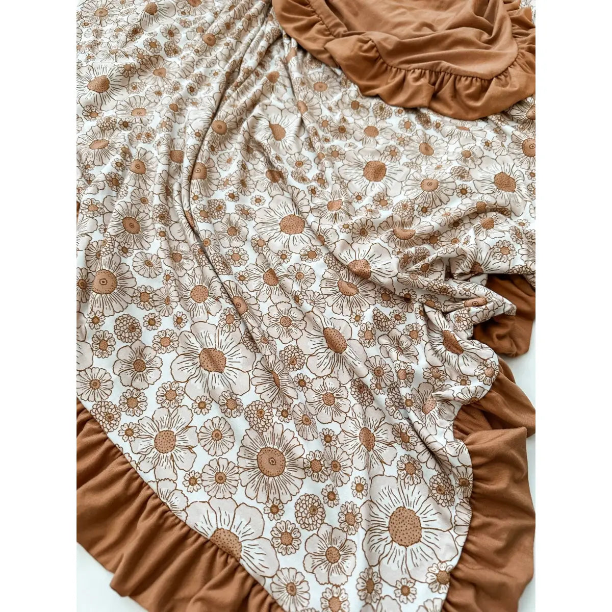 Bamboo Blanket - Flower Garden - Harp Angel Boutique
