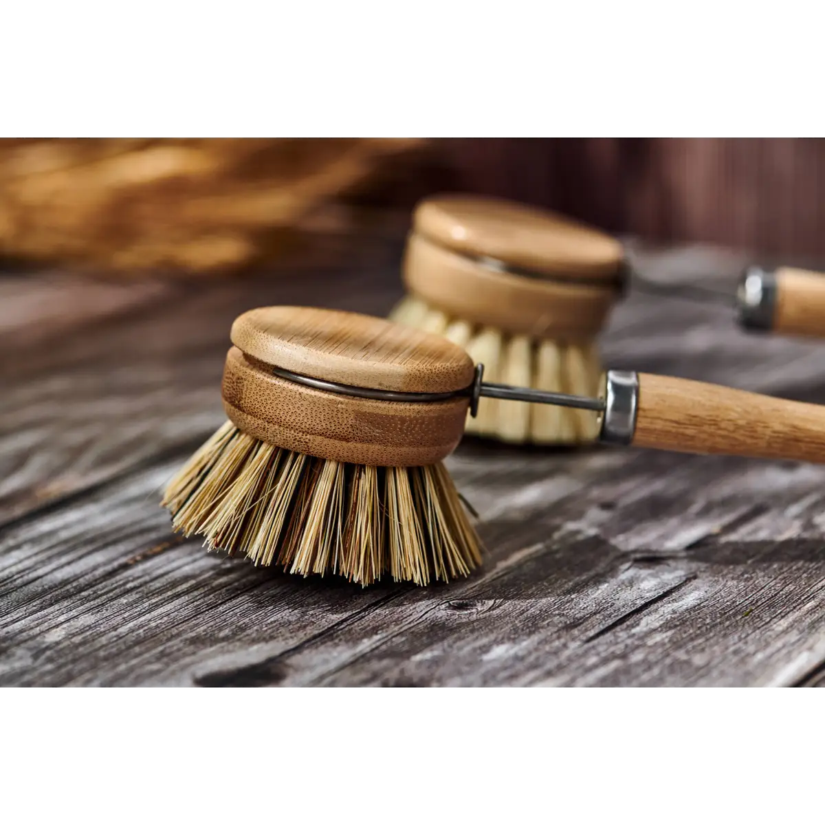 Bamboo Handle Dish Brush - Desesh