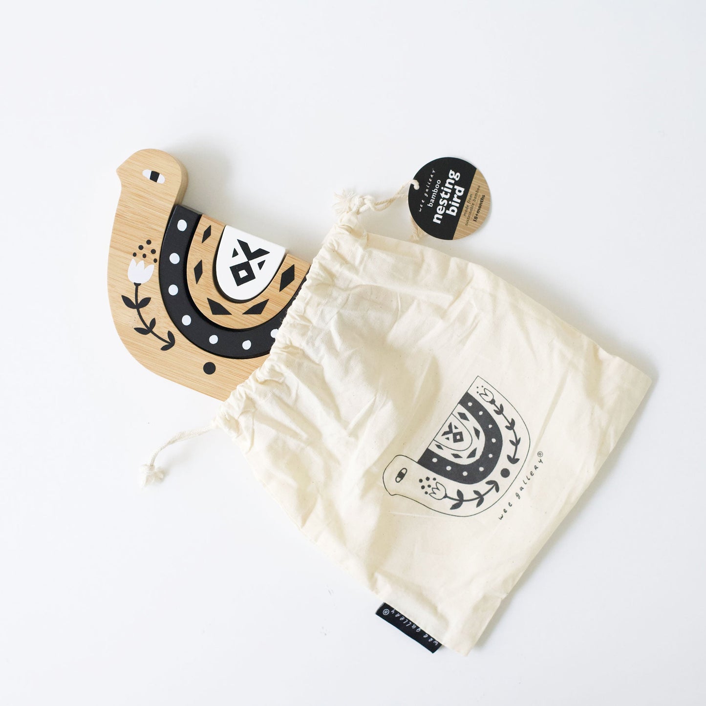 Bamboo Nesting Bird - Wee Gallery