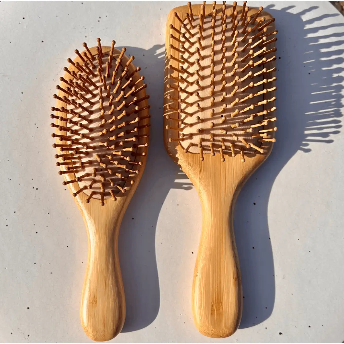 Bamboo Paddle Spa Hairbrush - Bamboo Switch