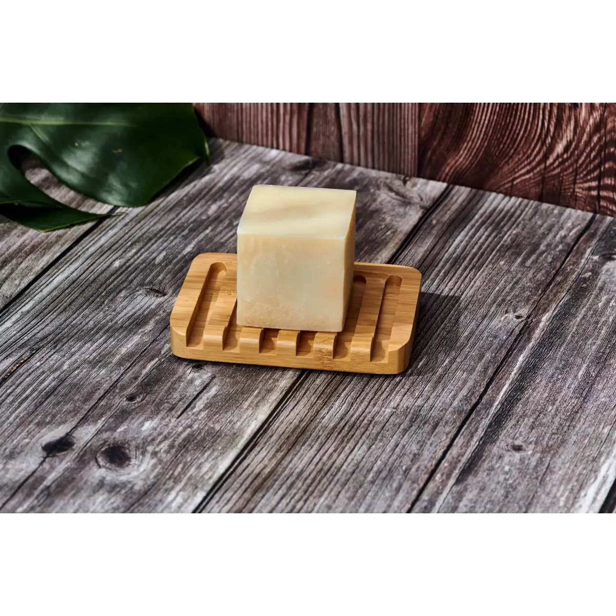 Bamboo Soap Dish - Self-Draining - Desesh