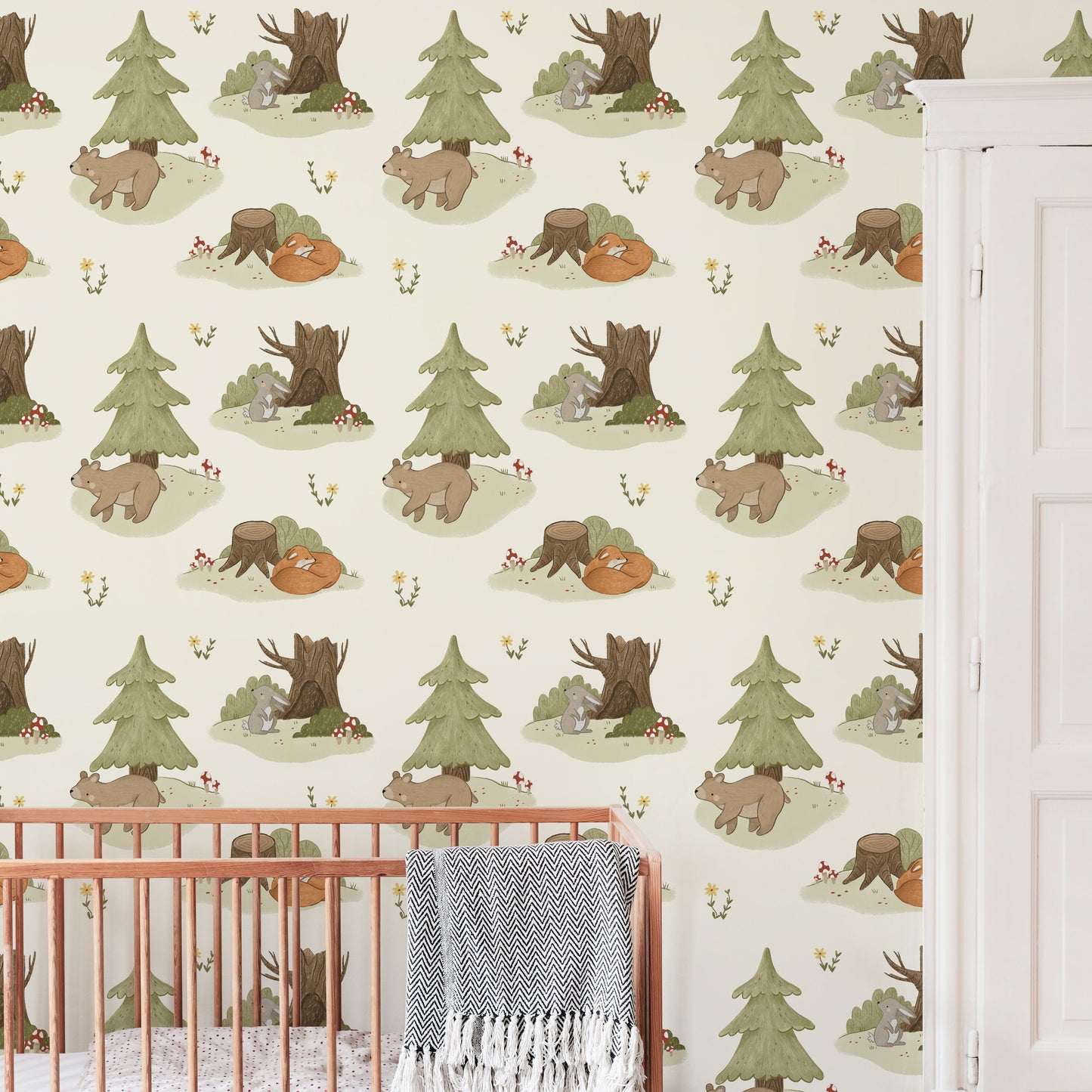 Spruce Wallpaper By Anna Lunak - Loomwell Home Goods