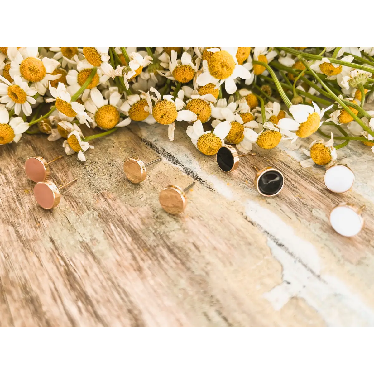 Neutral Stud Earring Set - Rooted Home Goods