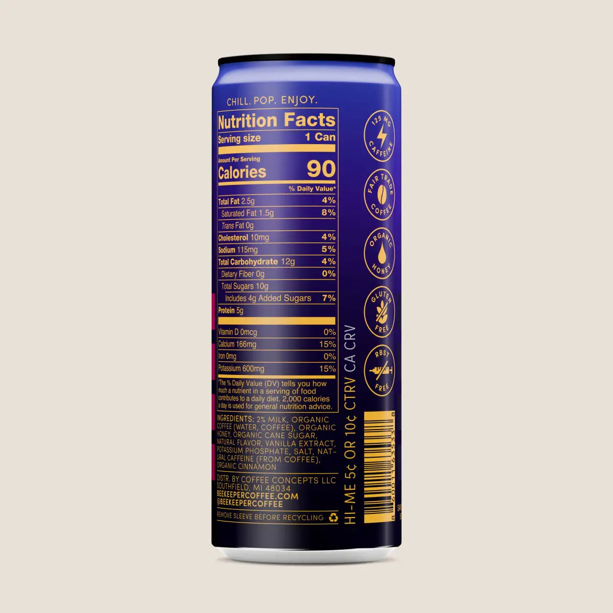 Beekeeper Cold Brew - Horchata Latte - Craft Coffee with Honey - Beekeeper Coffee