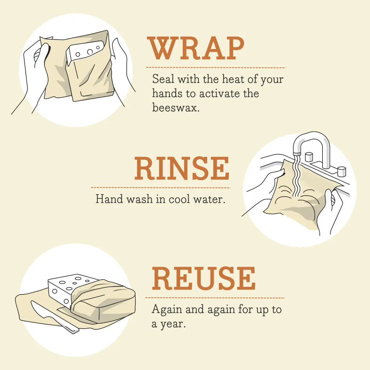 Beeswax Food Wraps - Garden Party - 3 pack - Bee’s Wrap