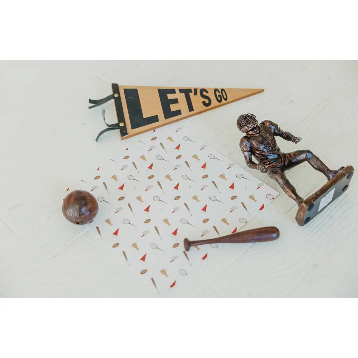 Benny Wallpaper - Sports for Kids - by Lauren Blair Hersey - Loomwell Home Goods
