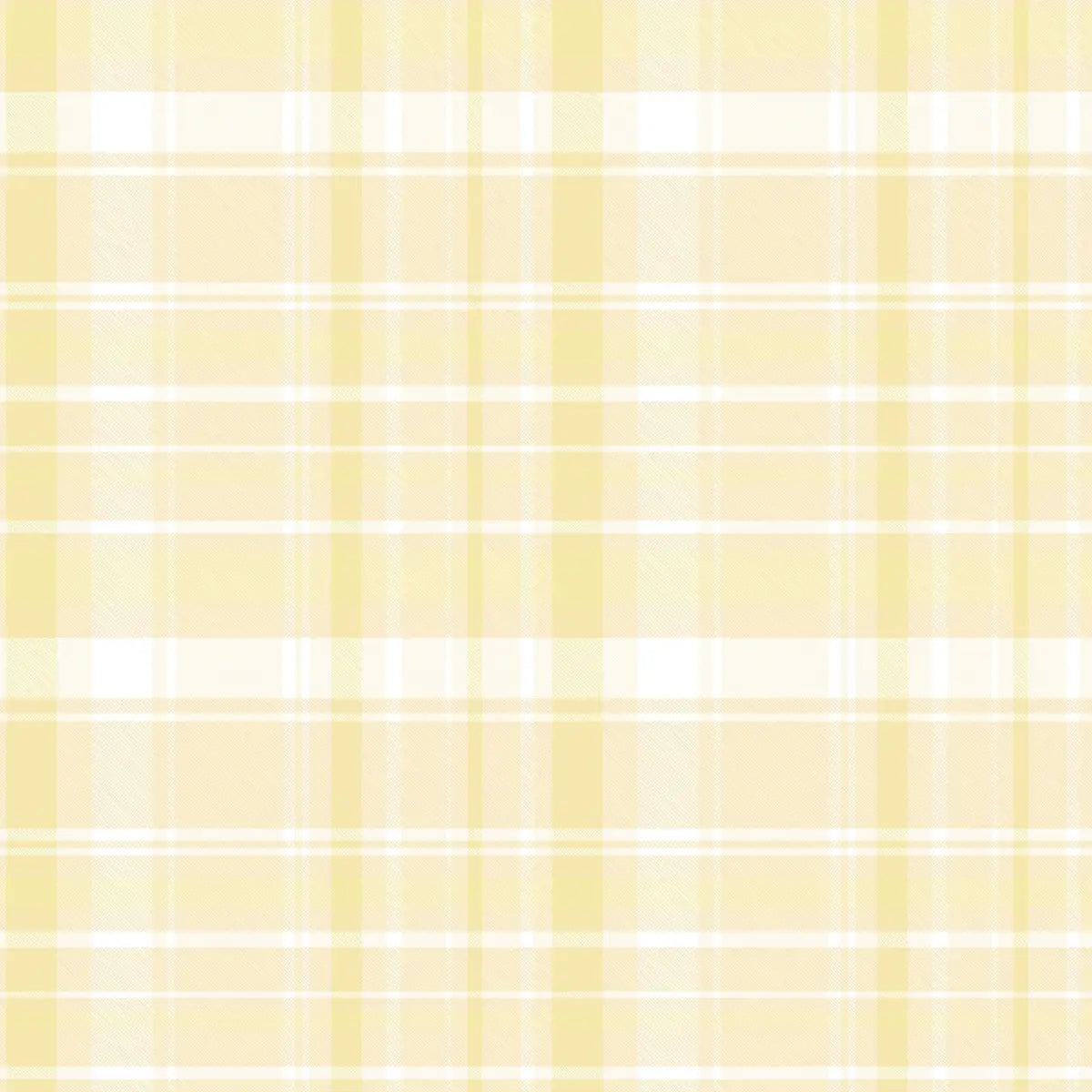 Bentley Wallpaper - Single Color Plaid - by RNM Arts - Sample 1 foot by 1 foot / Yellow - Loomwell Home Goods