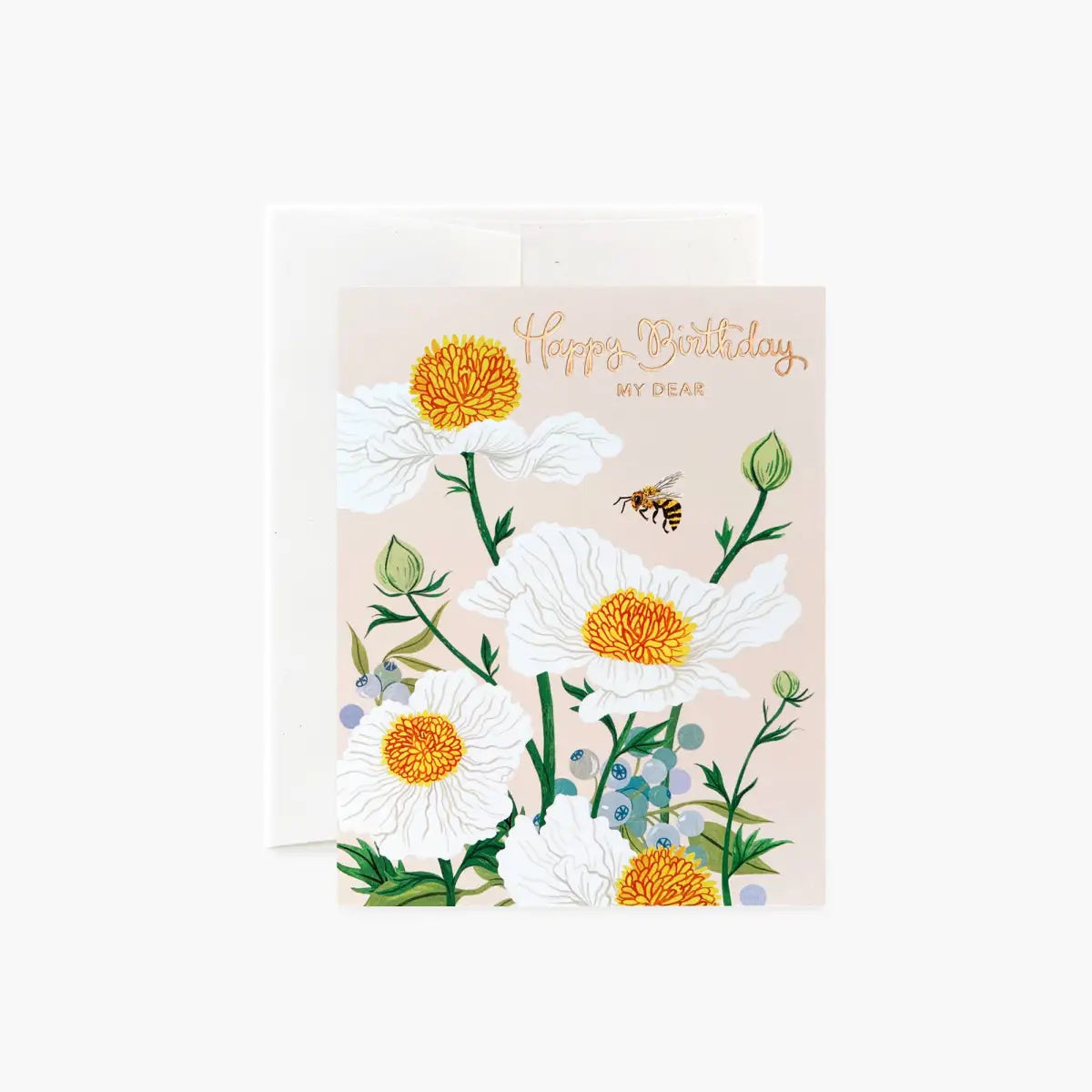 Birthday Card - Matilija Poppies - Botanica Paper Co.