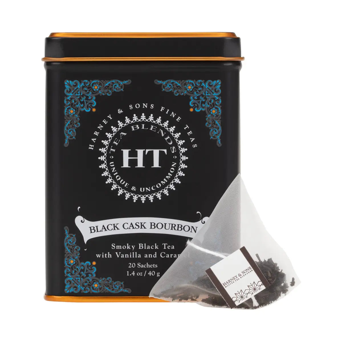Black Cask Bourbon Tea - HT Tin of 20 Sachets - Sachets / Tin of 20 Sachets - Harney & Sons Fine Teas