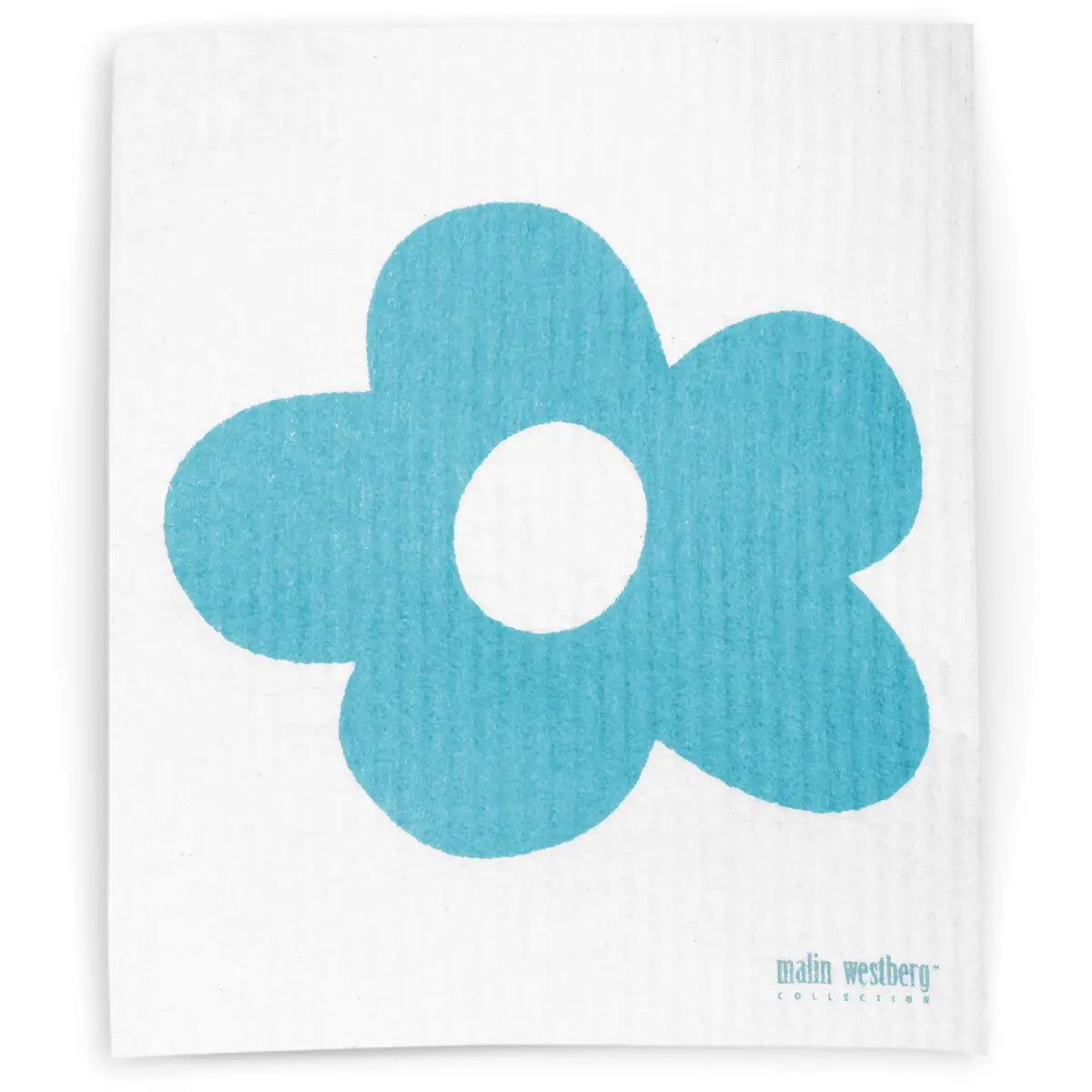 Blomma Flower Swedish Dishcloth 4 colors - Turquoise - Trendy Tripper