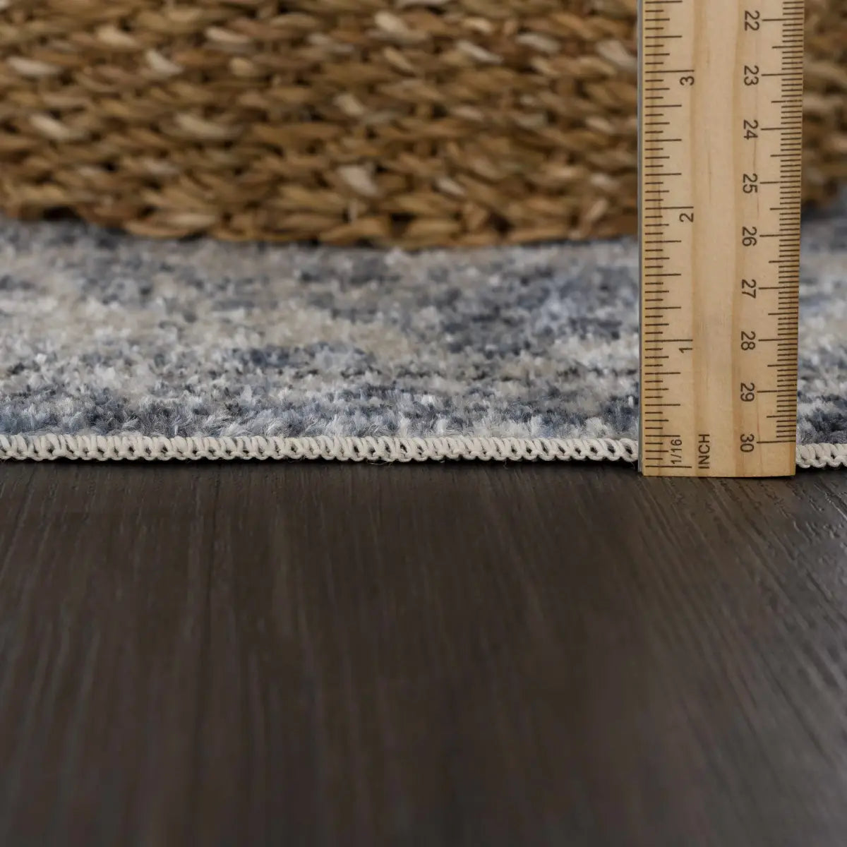 Blue Hiti Washable Area Rug - Boutique Rugs