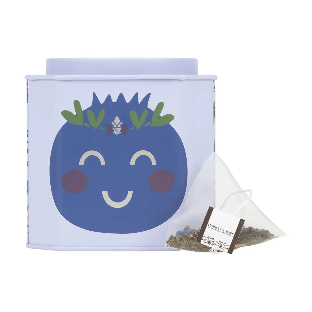 Tea Tin - Blueberry Green Tea - Sachets / Tin of 30 Sachets - Harney & Sons Fine Teas