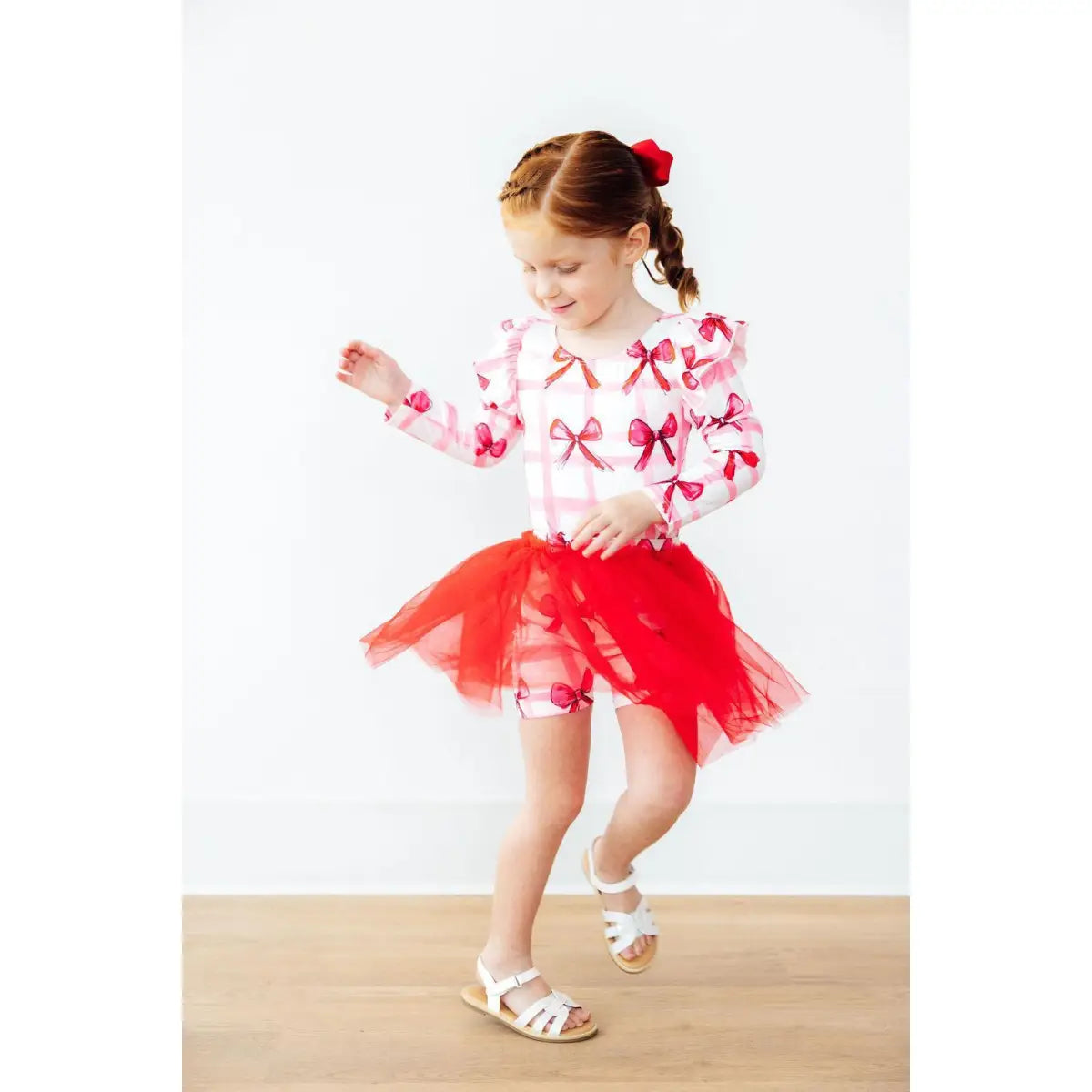 Bow La La L/S Flutter Sleeve Leotard - Mila & Rose ®