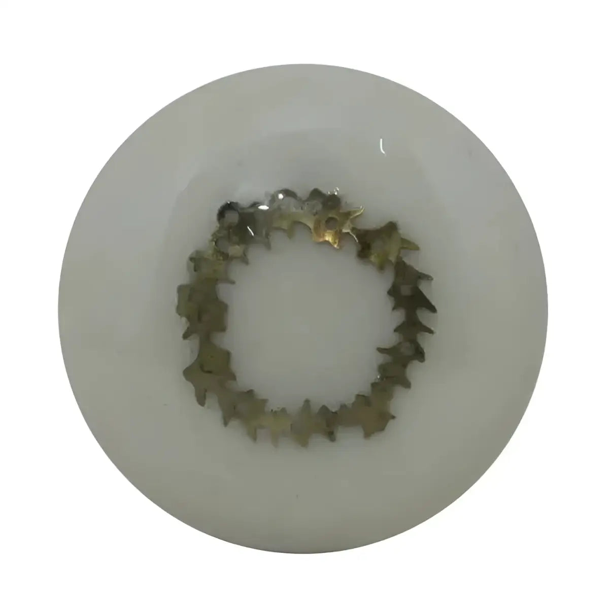 Brass Leaf Wreath Knob Resin Drawer Dresser Pull (each) - Plutus imports