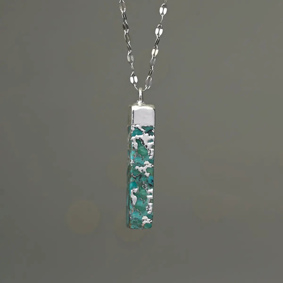 Brayden Turquoise Necklace in Silver - Starfish Project