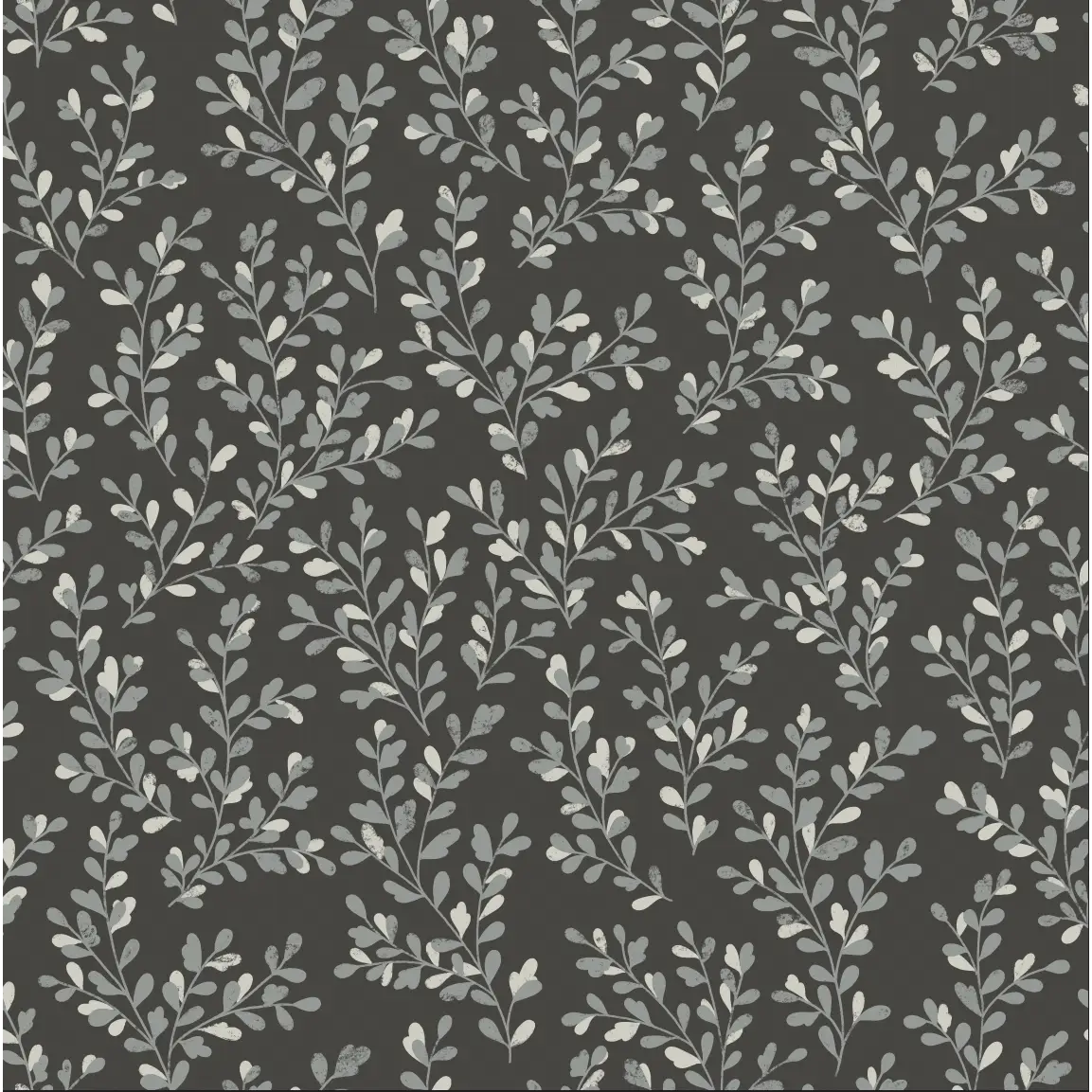Briar Wallpaper - Simple Branches - by Mariah Rose - Sample 1 foot by 1 foot / Gray - Loomwell Home Goods