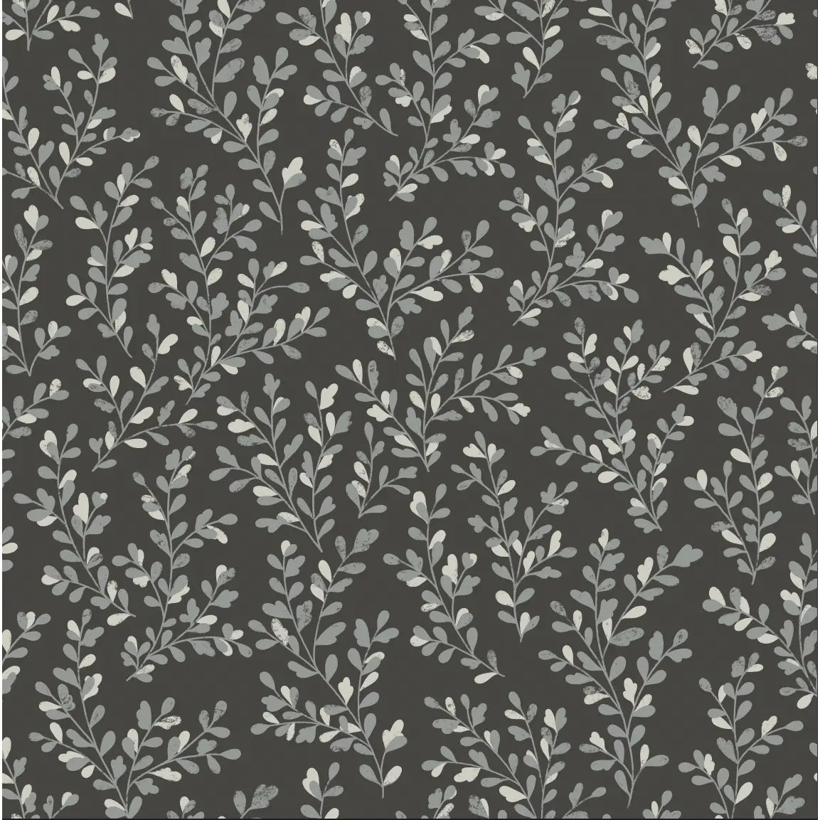 Briar Wallpaper - Simple Branches - by Mariah Rose - Sample 1 foot by 1 foot / Gray - Loomwell Home Goods