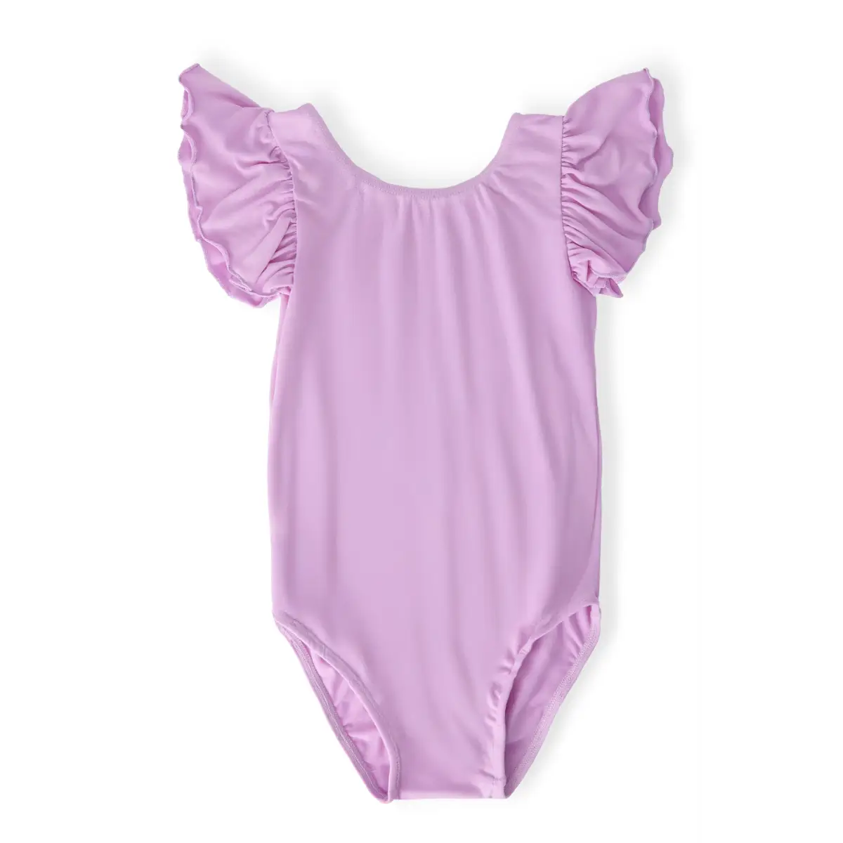 Bright Lilac S/S Flutter Sleeve Leotard - 6-12M - Mila & Rose ®