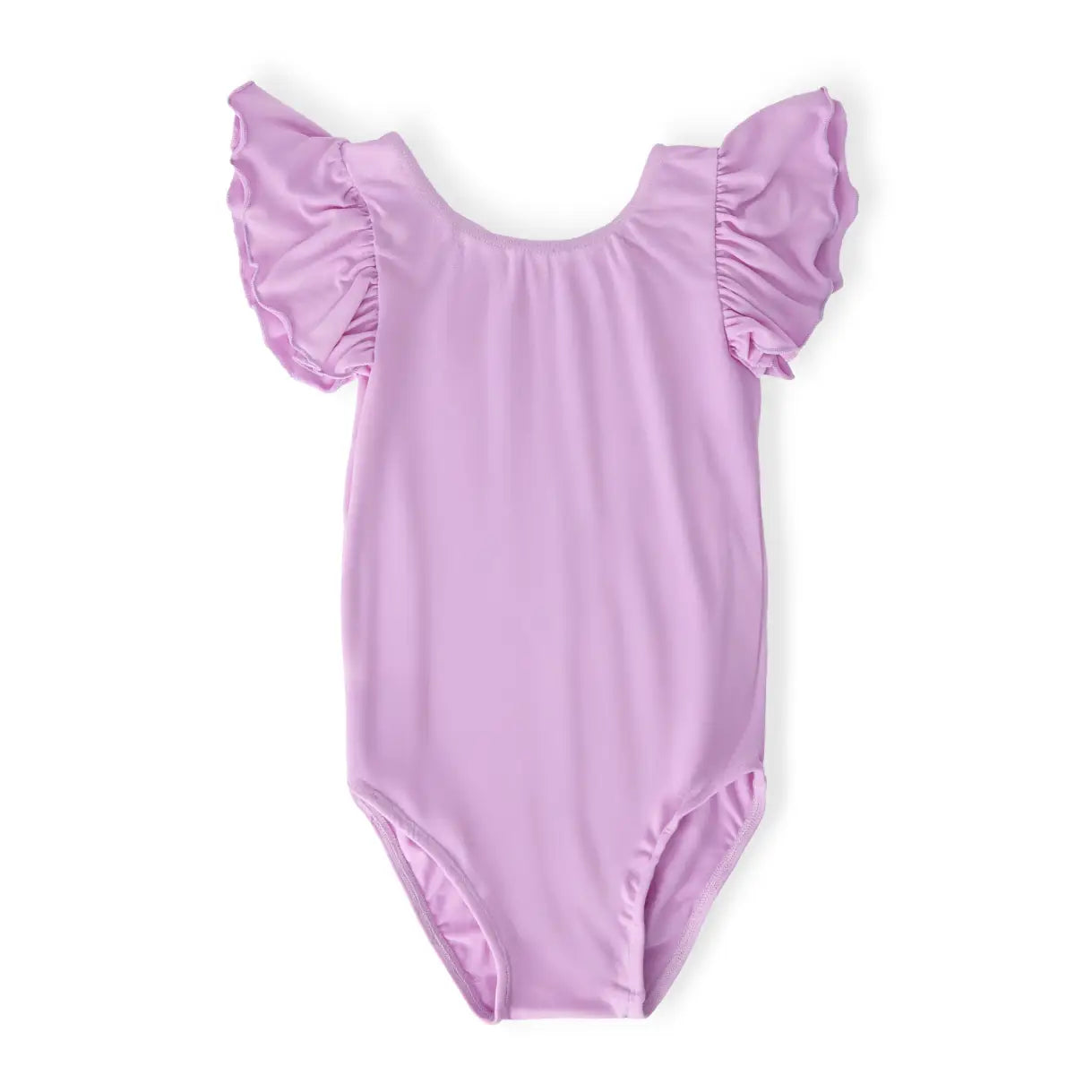 Bright Lilac S/S Flutter Sleeve Leotard - 6-12M - Mila & Rose ®
