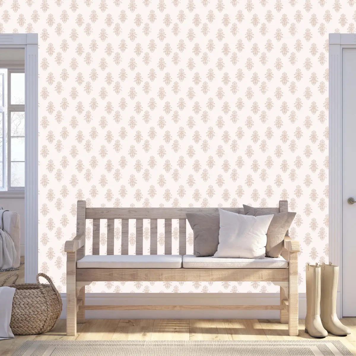 Brinkley Wallpaper - Simple Block Print - Loomwell Home Goods