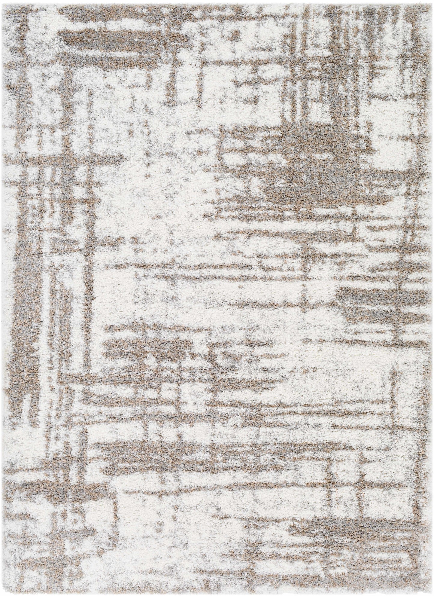Broulee Abstract Striped Plush Rug - 5’3’’ x 7’ Rectangle - Boutique Rugs
